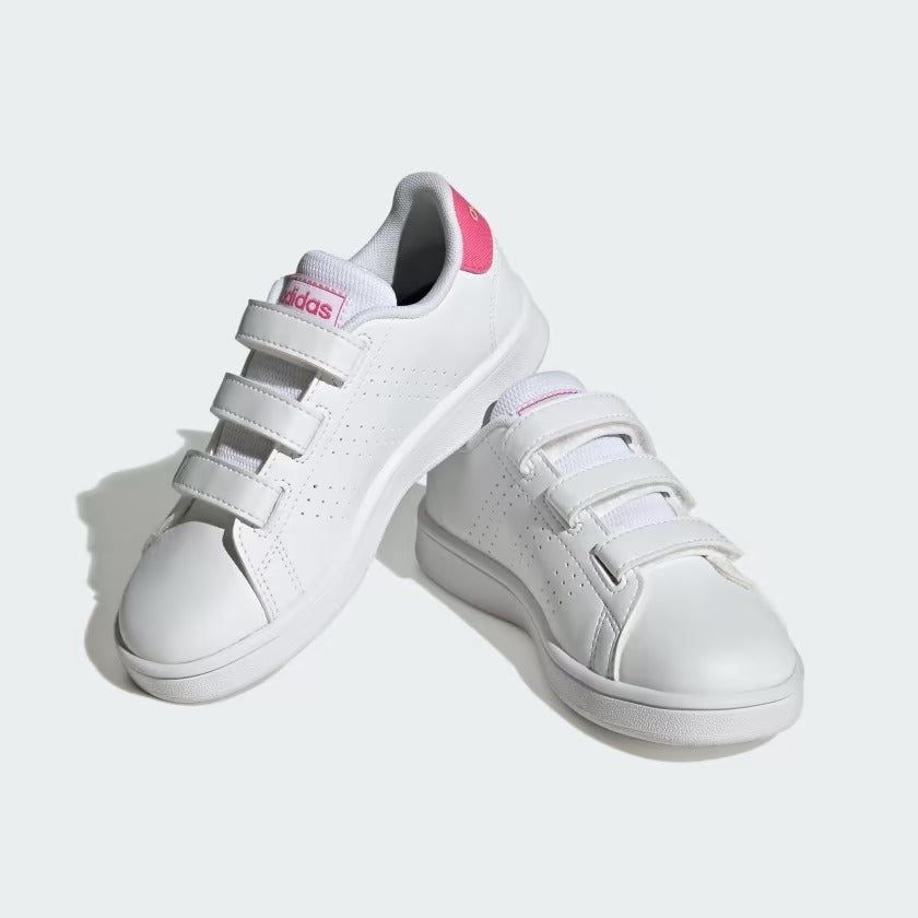 IG2521 Adidas advantage lifestyle court hook-and-loop Cloud White / Pulse Magenta / Wonder Quartz