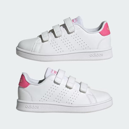 IG2521 Adidas advantage lifestyle court hook-and-loop Cloud White / Pulse Magenta / Wonder Quartz