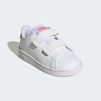 GW6501 Adidas advantage court lifestyle hook-and-loop Cloud White / Real Pink / Core Black