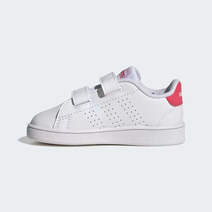 GW6501 Adidas advantage court lifestyle hook-and-loop Cloud White / Real Pink / Core Black