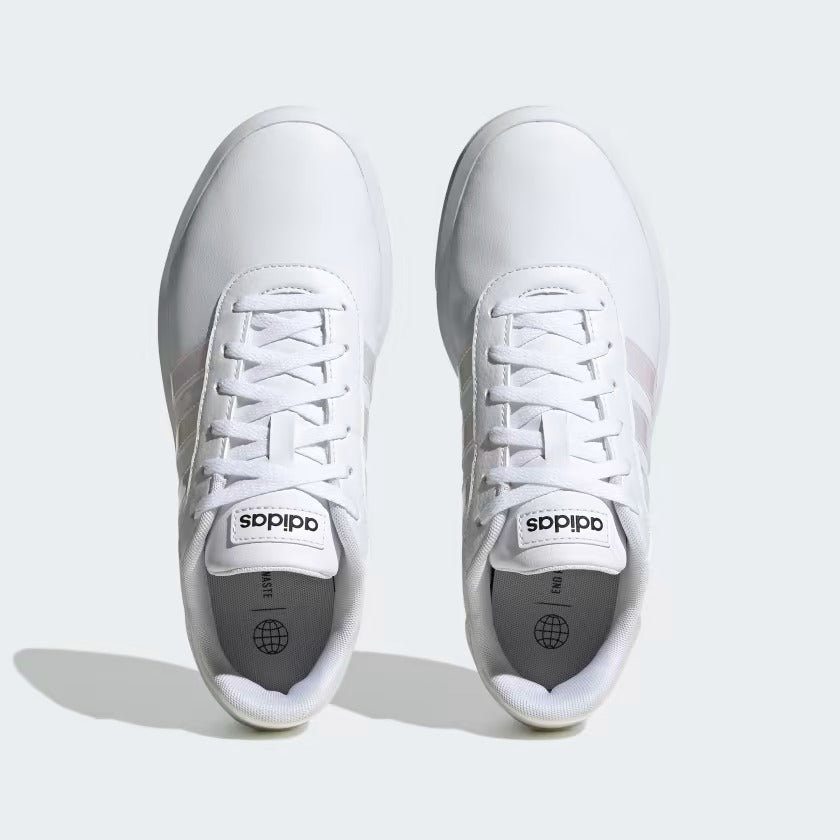 H06299 Adidas court platform Cloud White / Cloud White / Core Black