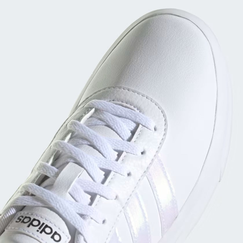 H06299 Adidas court platform Cloud White / Cloud White / Core Black