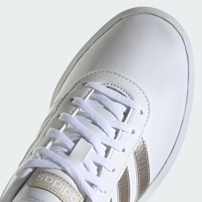 Adidas ID1969 scarpe court platform donna Cloud White / Champagne Met. / Aluminium