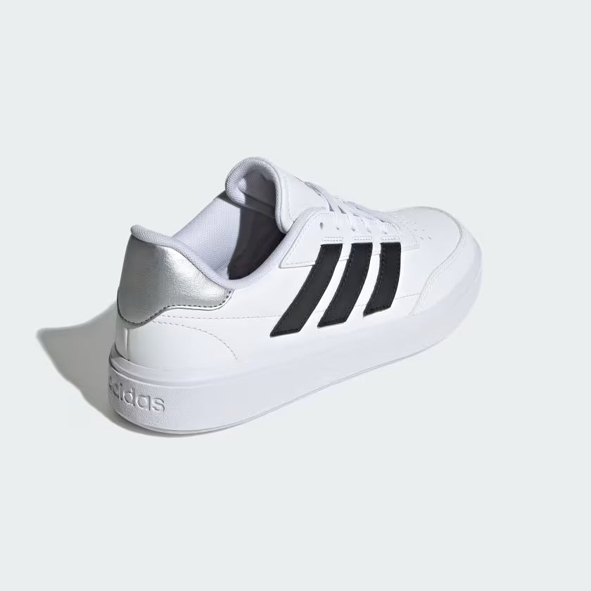 Adidas IF6493 scarpe courtblock donna Cloud White / Core Black / Silver Metallic