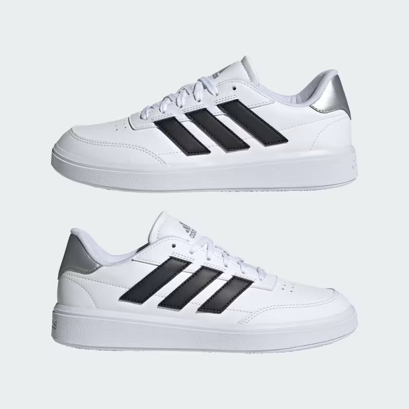 Adidas IF6493 scarpe courtblock donna Cloud White / Core Black / Silver Metallic