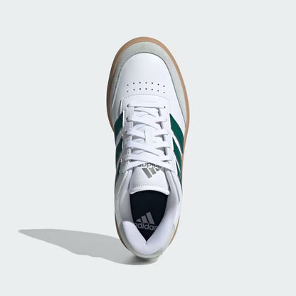 Adidas IF6505 scarpe courtblock Cloud White / Collegiate Green / Wonder Silver