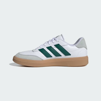 Adidas IF6505 scarpe courtblock Cloud White / Collegiate Green / Wonder Silver