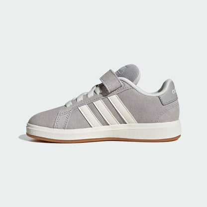 Adidas JP5897 Scarpe Grand Court 00s Kids Grey Two / Off White / Gum