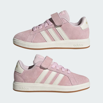 Adidas JH6181 Scarpe Grand Court 00s Kids Clear Pink / Off White / Gum