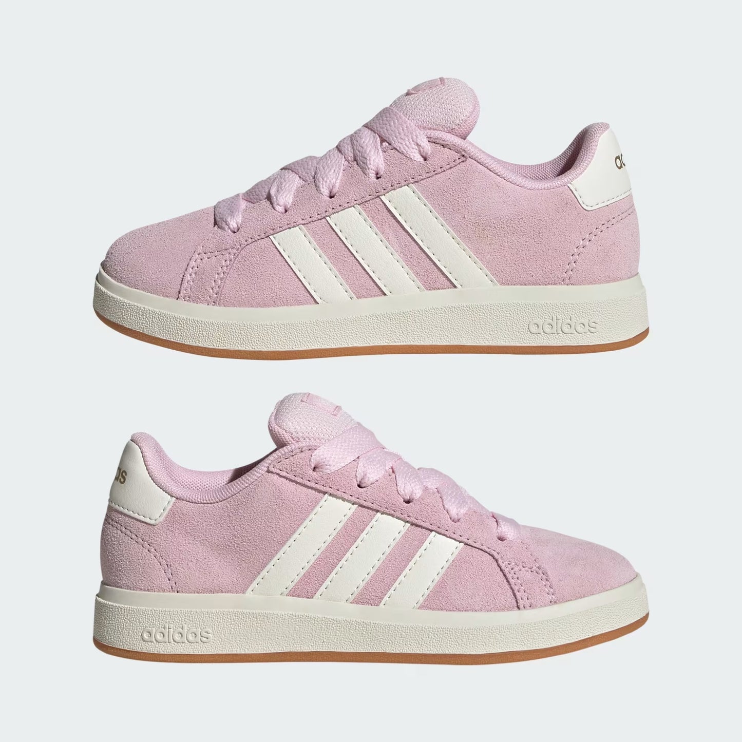 Adidas JP5895 Scarpe Grand Court 00s Kids Clear Pink / Off White / Gum