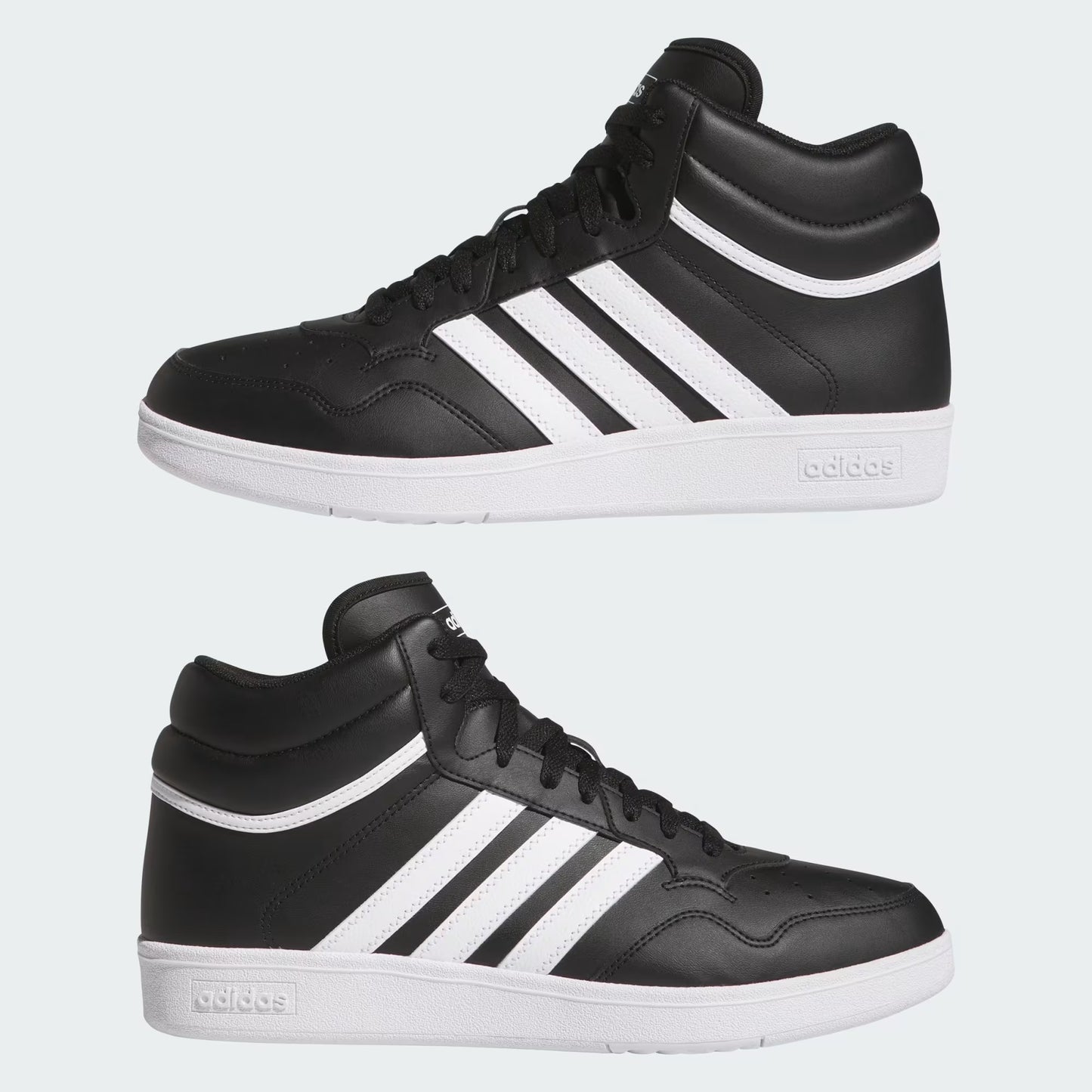 Adidas JQ9994 Scarpe Hoops 4.0 Mid Core Black / Cloud White / Core Black