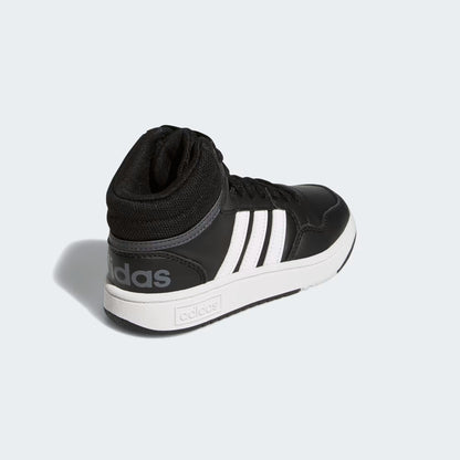 Adidas GW0402 Scarpe Hoops Mid Core Black / Cloud White / Grey Six