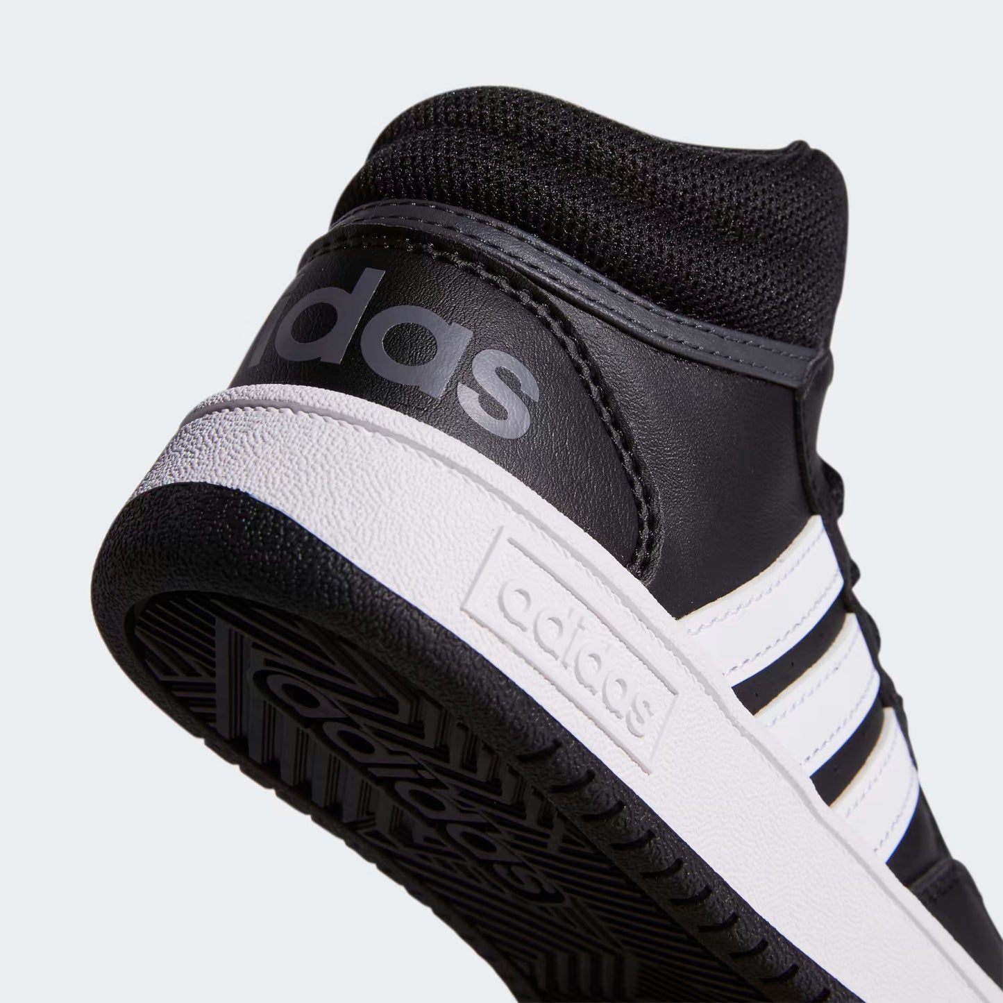 Adidas GW0402 Scarpe Hoops Mid Core Black / Cloud White / Grey Six