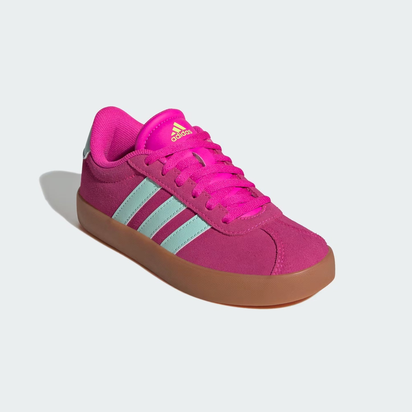 Adidas JS5013 Scarpe VL Court 3,0 bambino Shock Pink / Semi Flash Aqua / Lucid Lemon