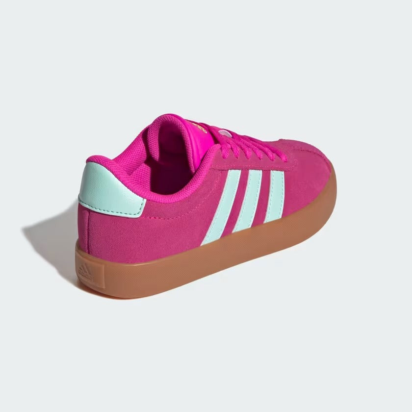 Adidas JS5013 Scarpe VL Court 3,0 bambino Shock Pink / Semi Flash Aqua / Lucid Lemon