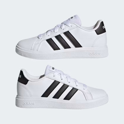 GW6511 Adidas scarpe da tennis grand court lifestyle lace-up Cloud White / Core Black / Core Black