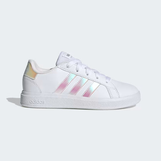 GY2326 Adidas grand court lifestyle lace Cloud White / Iridescent / Cloud White