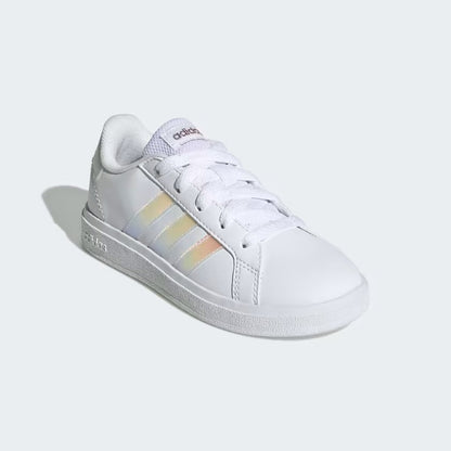 GY2326 Adidas grand court lifestyle lace Cloud White / Iridescent / Cloud White