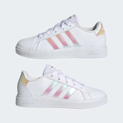 GY2326 Adidas grand court lifestyle lace Cloud White / Iridescent / Cloud White