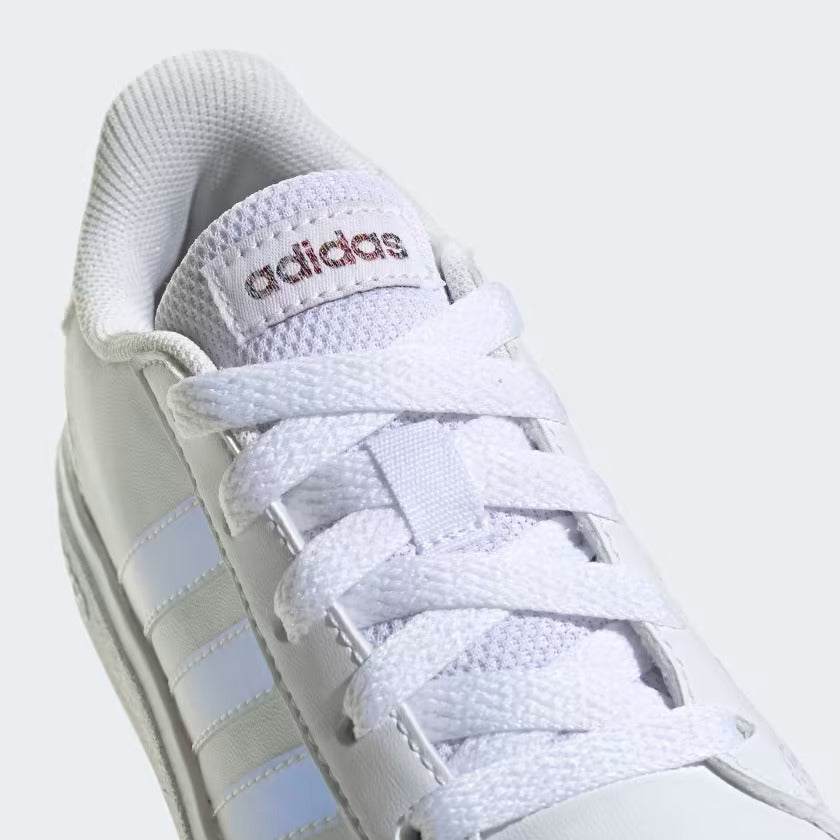 GY2326 Adidas grand court lifestyle lace Cloud White / Iridescent / Cloud White