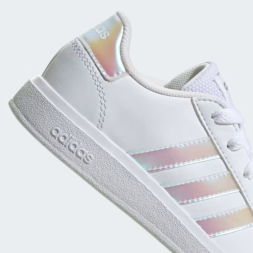 GY2326 Adidas grand court lifestyle lace Cloud White / Iridescent / Cloud White