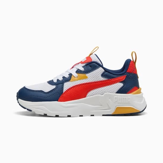 Puma 391443-17 Sneaker Trinity Lite White-Fierce Red-Persian Blue