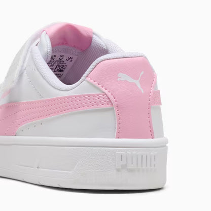 Puma 403751-09 Sneakers Court Classic Clean per bambini white/pink