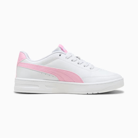 Puma 403750-09 Sneakers Court Classic Clean per ragazzi white/pink