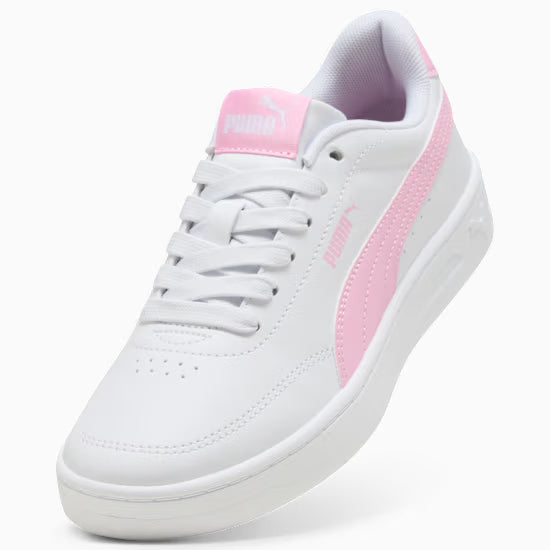 Puma 403750-09 Sneakers Court Classic Clean per ragazzi white/pink