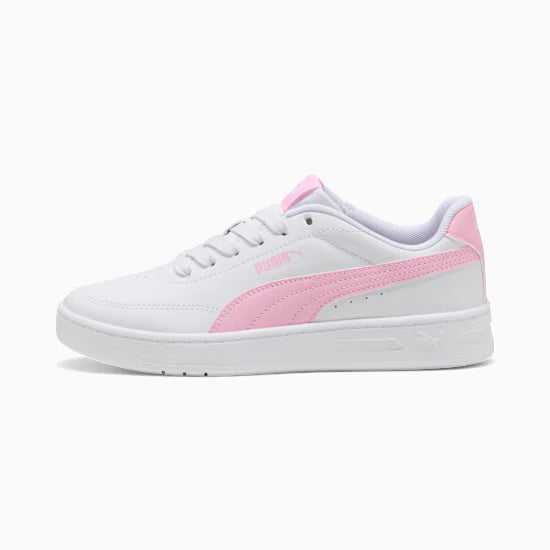 Puma 403750-09 Sneakers Court Classic Clean per ragazzi white/pink