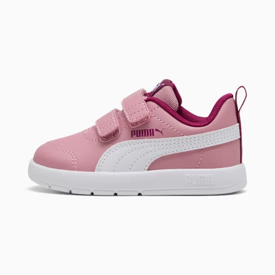 Puma 310252-15 Sneakers Courtflex V3 per bimbi ai primi passi Poised Pink-PUMA White-Berry