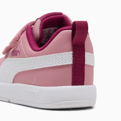Puma 310252-15 Sneakers Courtflex V3 per bimbi ai primi passi Poised Pink-PUMA White-Berry