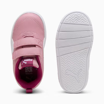 Puma 310252-15 Sneakers Courtflex V3 per bimbi ai primi passi Poised Pink-PUMA White-Berry