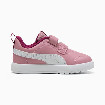 Puma 310252-15 Sneakers Courtflex V3 per bimbi ai primi passi Poised Pink-PUMA White-Berry