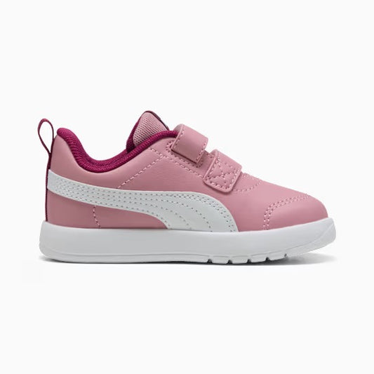 Puma 310252-15 Sneakers Courtflex V3 per bimbi ai primi passi Poised Pink-PUMA White-Berry