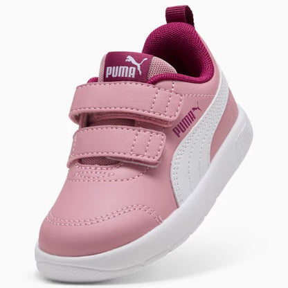 Puma 310252-15 Sneakers Courtflex V3 per bimbi ai primi passi Poised Pink-PUMA White-Berry