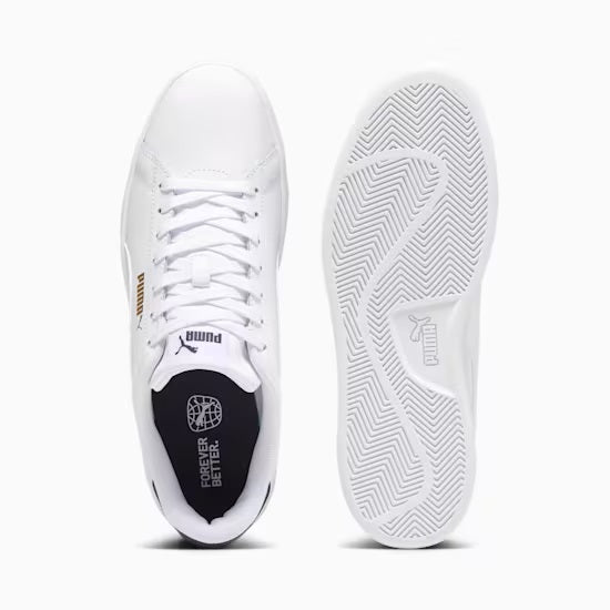 Puma 390987-13 Sneakers Smash 3.0 L white/navy/gold