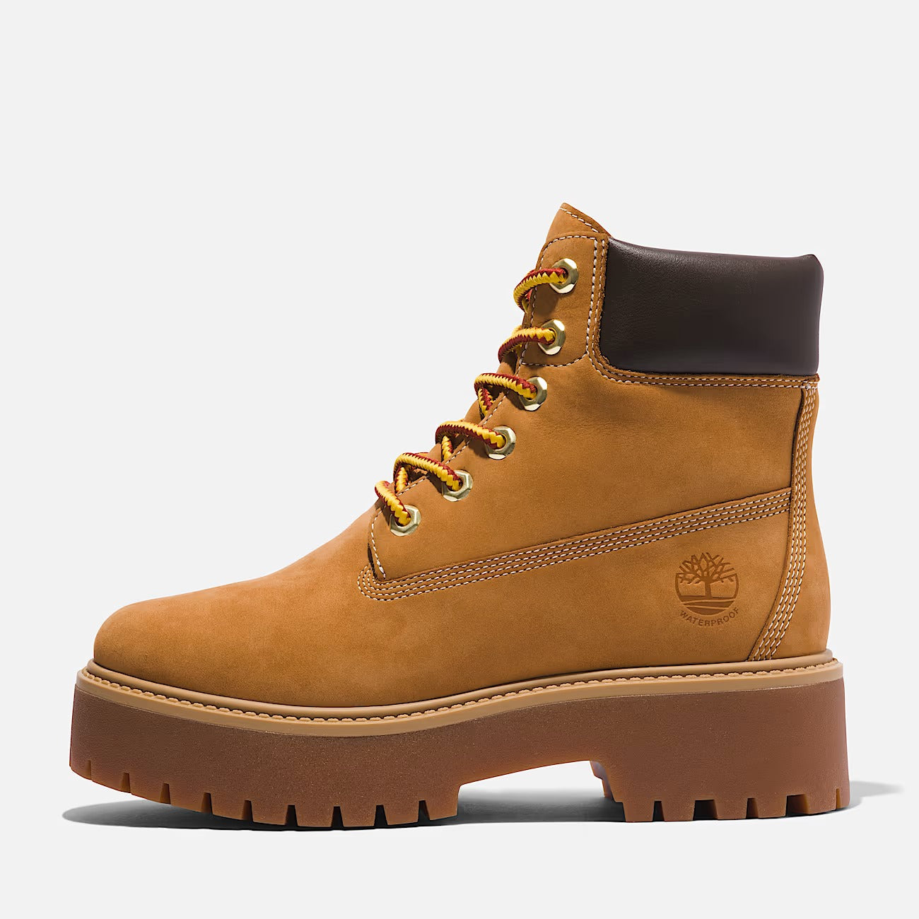 Timberland A5RJD Stivaletto Impermeabile con Plateau Stone Street 6-Inch da Donna