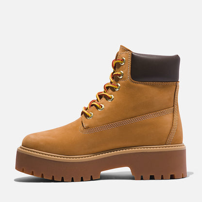 Timberland A5RJD Stivale Impermeabile con Plateau Stone Street 6-Inch da Donna