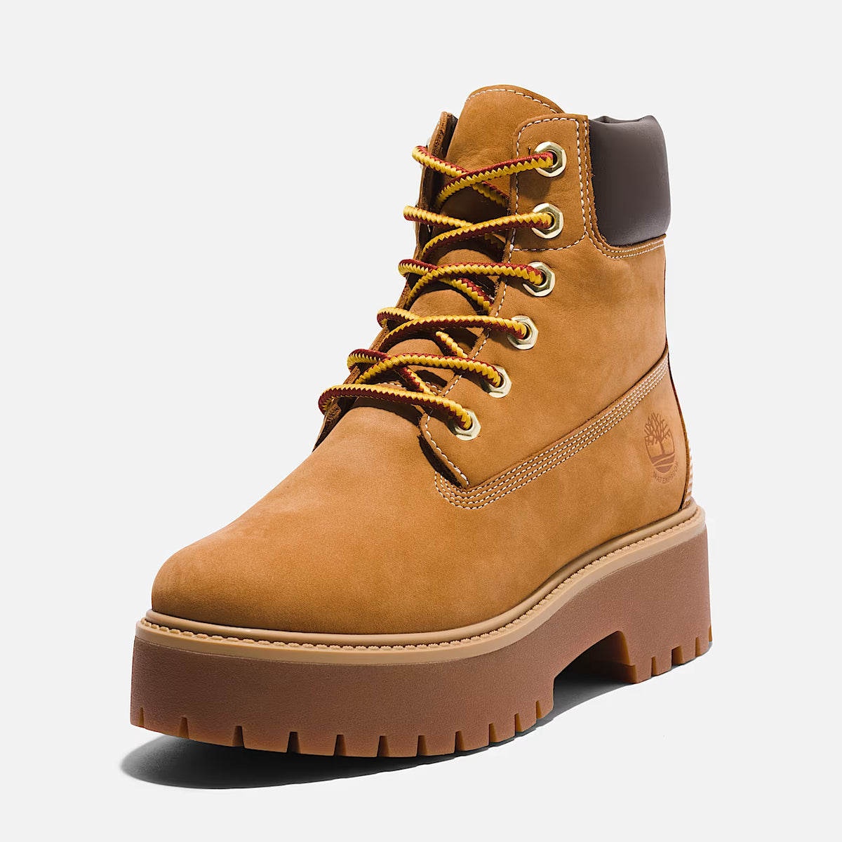 Timberland A5RJD Stivale Impermeabile con Plateau Stone Street 6-Inch da Donna