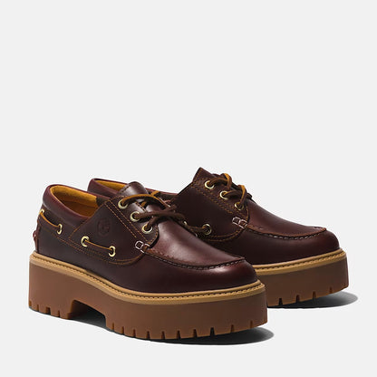 Timberland A2QDM Scarpa da Barca con Plateau Stone Street da Donna