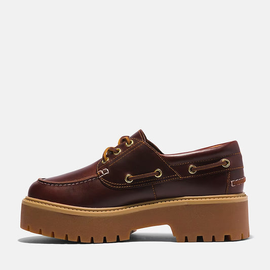 Timberland A2QDM Scarpa da Barca con Plateau Stone Street da Donna