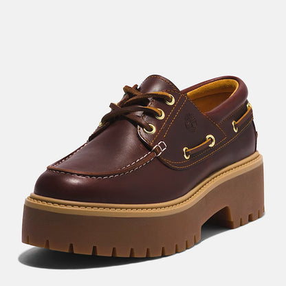 Timberland A2QDM Scarpa da Barca con Plateau Stone Street da Donna