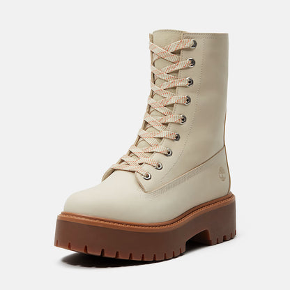 Timberland A5SAH Stivale con Plateau Stone Street Mid da Donna