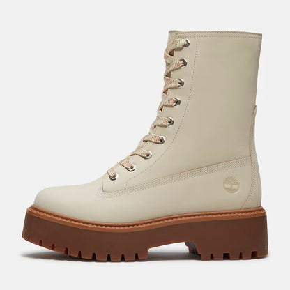 Timberland A5SAH Stivale con Plateau Stone Street Mid da Donna