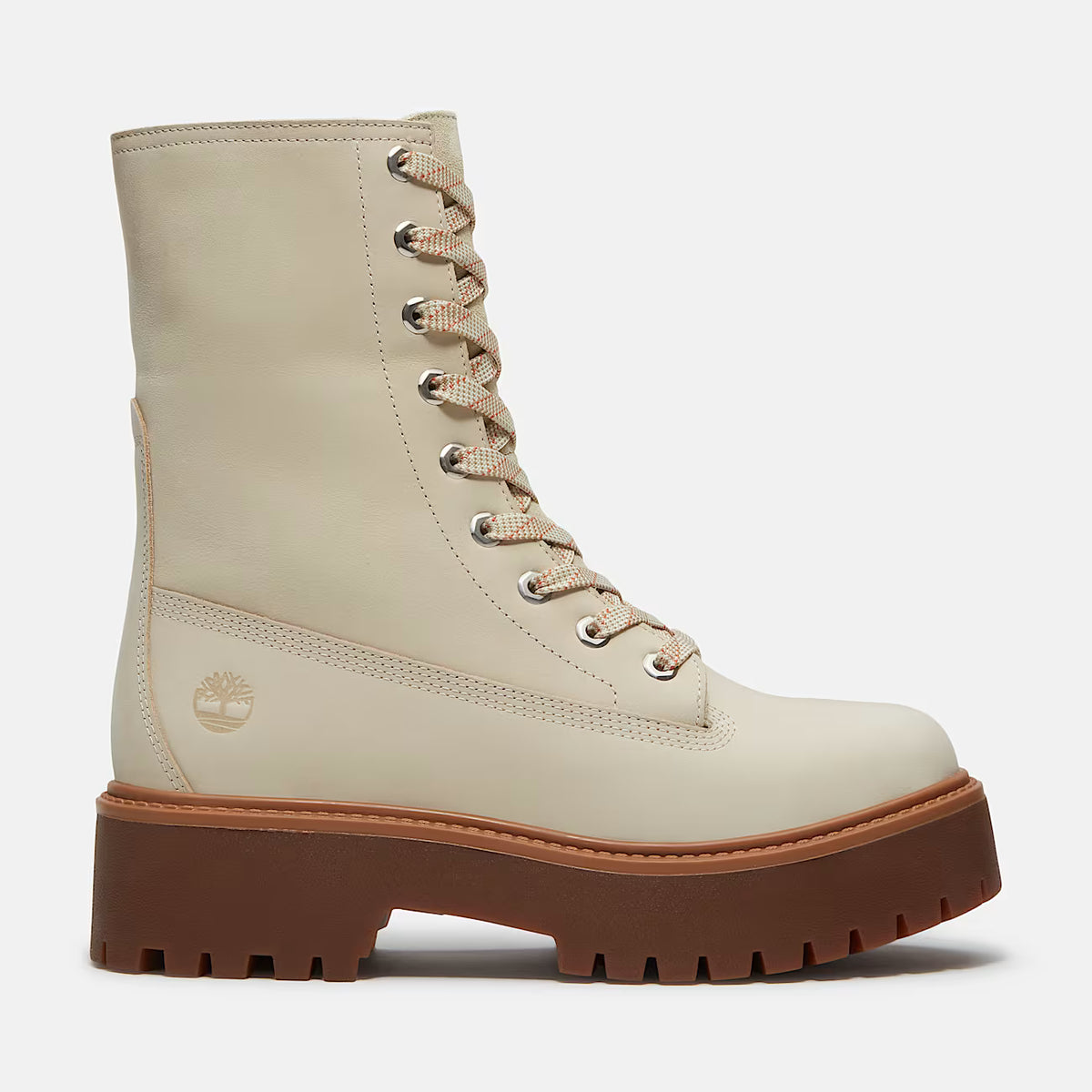 Timberland A5SAH Stivale con Plateau Stone Street Mid da Donna