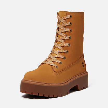 Timberland A5SAH Stivale con Plateau Stone Street Mid da Donna