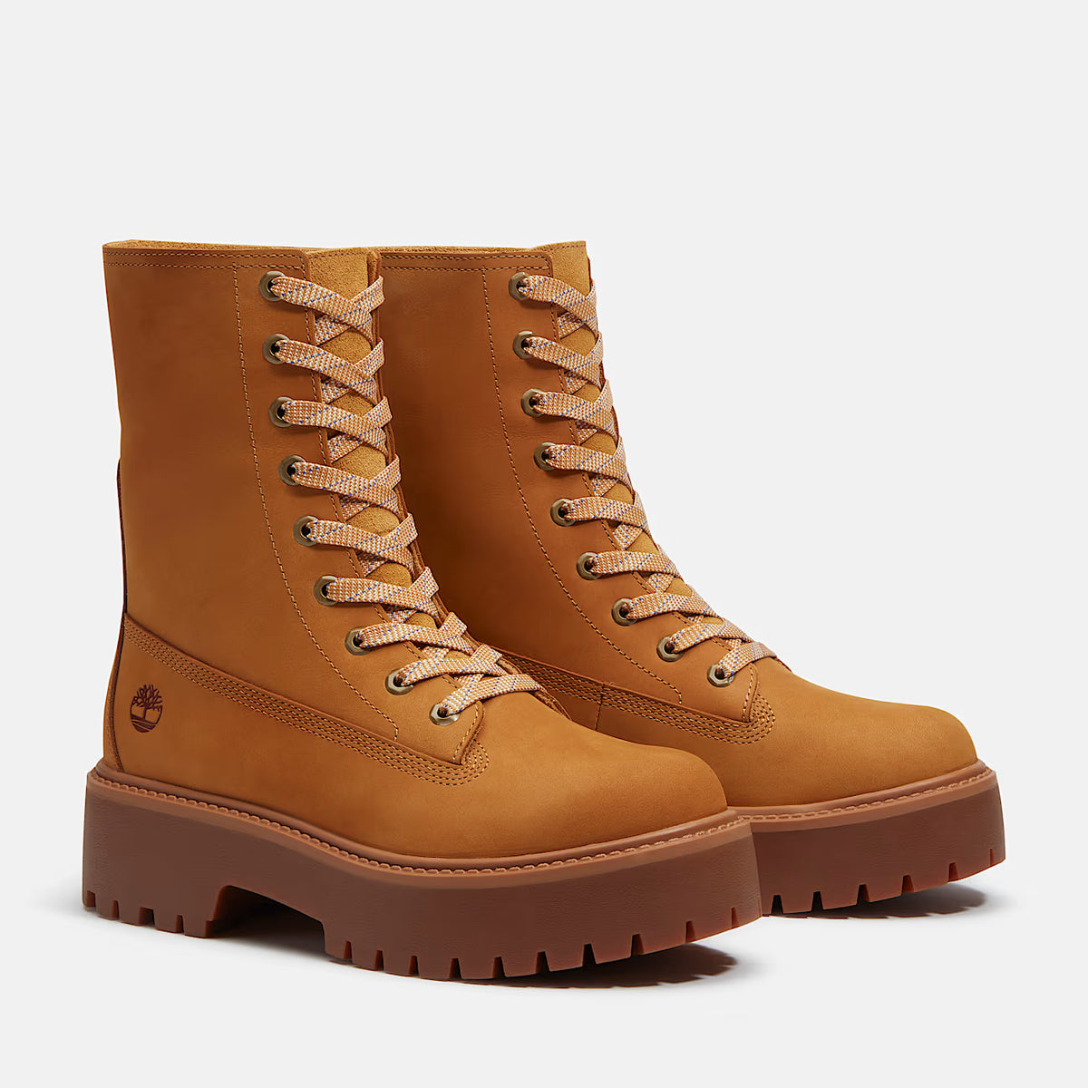 Timberland A5SAH Stivale con Plateau Stone Street Mid da Donna