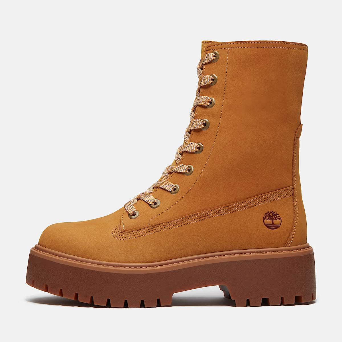 Timberland A5SAH Stivale con Plateau Stone Street Mid da Donna