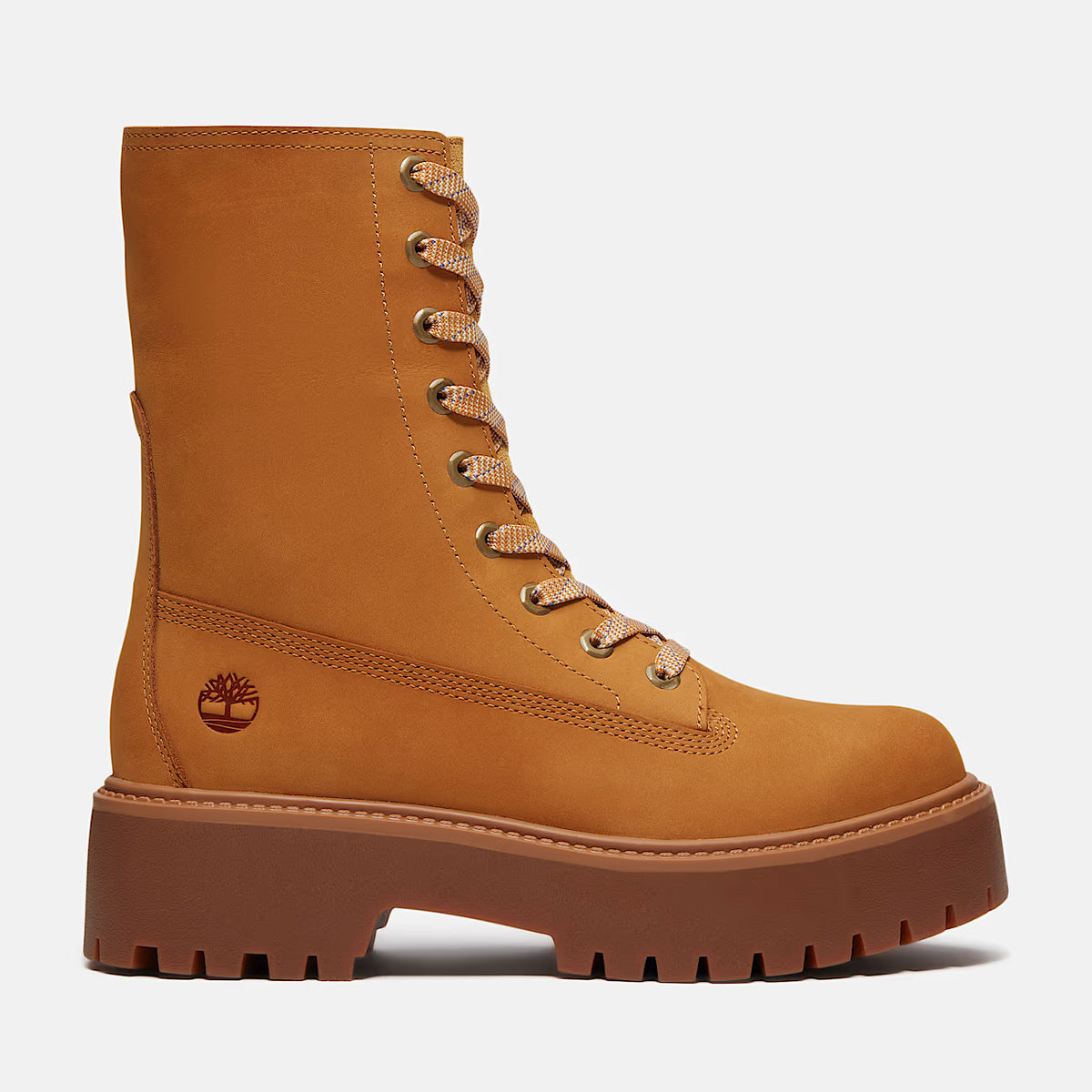 Timberland A5SAH Stivale con Plateau Stone Street Mid da Donna